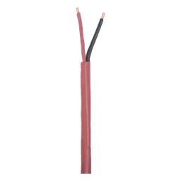 Bobina de 305 Metros (1000 Pies) de Alambre 2 x 16 AWG, Tipo FPLR, de Color Rojo, para Aplicaciones en Sistemas de Detección de Incendio y Sistemas de Evacuación.