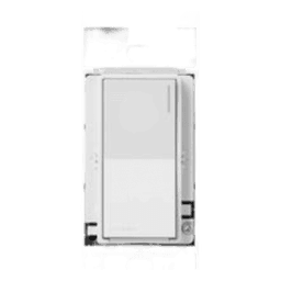 Apagador electrónico Sunnata de encendido y apagado, 8 A en iluminación y motores de 1/4 HP a 120 V, requiere neutro, color blanco brillante, para sistema RadioRA 3