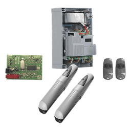 Kit de operadores AXO 3024 Para puertas Abatibles de hasta 3 Metros y 500 Kg de peso por hoja 