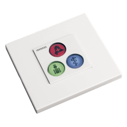 Modulo de 3 Botones iluminados para habitación de Hospital / Alarma / Cancelar y Código Azul / BUS RS485 / Compatible con NX0019/B, NX1021 Y NX0015