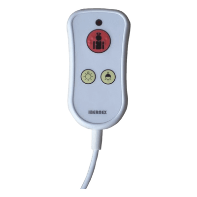 Pulsador de Cama multifunción con Botón de Alarma y Control de Luz / IP67 / Compatible con NX0086/A