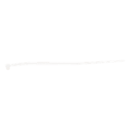 Cincho de plástico, Color Natural, 4.8 x 310 mm, Ideal para sujeción de cables (Bolsa con 100 piezas) 