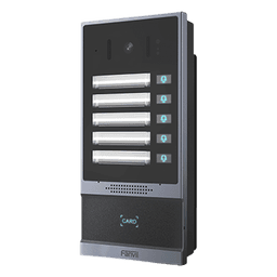 Videoportero IP / 2 Megapixel / 5 Botones de Marcación Rápida / IP66 - IK07 / PoE / Control de Acceso RFID / Anti-Vandálico