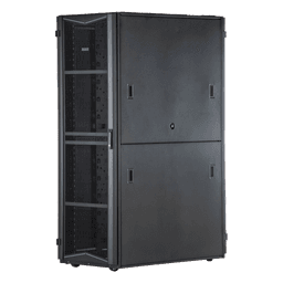 Gabinete para Centros de Datos / 42 UR / 800 mm Ancho / 1200 mm Profundidad / 2.62 x 3.94 pies / Acero / Negro