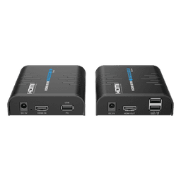 Extensor KVM HDMI / 1080p @ 60 Hz / 120 m (393.7 ft) / 1 a 253 Receptores / Red Gigabit / USB HID / Audio PCM