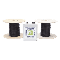 MICALERT Cable Sensor para Paredes, barandales, rejas rigidas / 2 zonas de 152 metros / 304 Metros de protección total/Tarjeta LPU400/Calibración via software