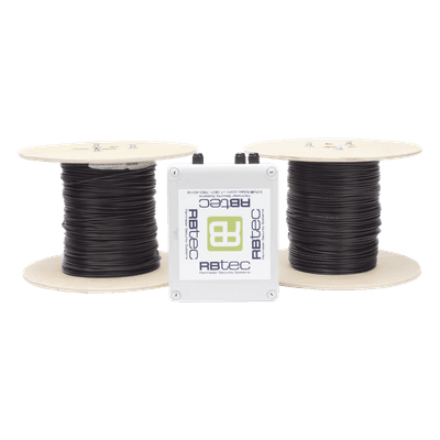 MICALERT Cable Sensor para Paredes, Rejas Rigidas o barandales / 2 zonas de 305 metros / 610 Metros de Protección Total/Tarjeta LPU400/Calibración via software