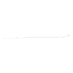 Cincho de plástico, Color Natural, 4.8 x 200 mm, Ideal para sujeción de cables (Bolsa con 100 piezas) 