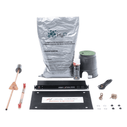 Kit de Tierra Física / Resistencia < 2 Ohm / 15 A / Electrodo Cobre Electrolítico / Compuesto Orgánico Certificado / Supresor de Picos