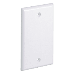 Placa de Pared Ciega Universal, Material ABS, Color Blanco