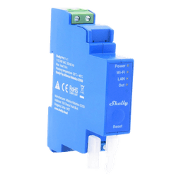 Relevador Inteligente / 1 Canal / Contacto Seco / Wi-Fi, Bluetooth y Ethernet / 16 A / Riel DIN / -20°C a +40°C
