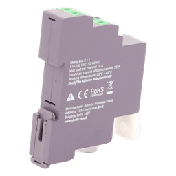 Relevador Inteligente / 2 Canales / 16A por Canal / Wi-Fi, Bluetooth y Ethernet / Montaje en Riel DIN / Control Local y Remoto