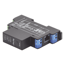 Relevador Inteligente / 2 Canales / 16 A por Canal / Wi-Fi 2.4 GHz / Bluetooth / Ethernet / Medición de Consumo AC / Montaje Riel DIN
