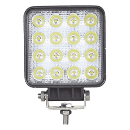 Luz de trabajo de 16 LED, 4000 Lumenes, 48 Watts, 10-30 Vcc, IP67