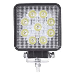 Luz de trabajo de 9 LED , 2300 Lúmenes, 27 Watts, 10-30 Vcc, IP67