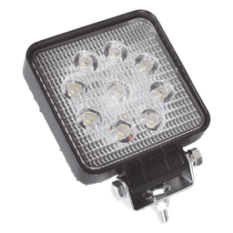 Luz de trabajo de 9 LED , 2300 Lúmenes, 27 Watts, 10-30 Vcc, IP67