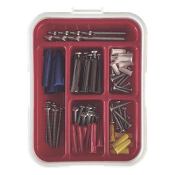 Kit para Sistemas de Fijación en Concreto, Taquetes con doble expansión y guía incluida para fácil instalación (104 piezas)