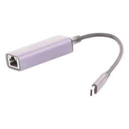 Adaptador de Red USB-C 3.1 (5 Gbps) a RJ45 | Thunderbolt 3 | Admite 10/100/1000 Mbps |  Chip Inteligente | Amplia Compatibilidad | Caja de Aluminio | Longitud del cable 10 cm.