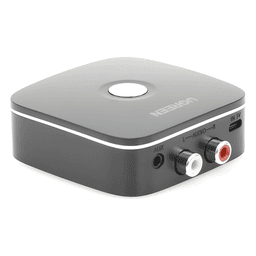 Receptor de Audio Bluetooth 5.0 a RCA o Auxiliar 3.5mm / Tecnología EDR / Reconexión Automática / Hasta 10 m / Ideal para Conectar Celulares, o Tabletas hacia alguna Bocina o Sistema de Audio