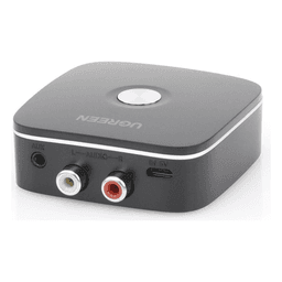 Receptor de Audio Bluetooth 5.0 a RCA o Auxiliar 3.5mm / Tecnología EDR / Reconexión Automática / Hasta 10 m / Ideal para Conectar Celulares, o Tabletas hacia alguna Bocina o Sistema de Audio