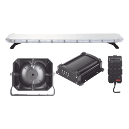 Kit básico para equipamiento de unidades de Seguridad Pública con Sirena Mono-mando