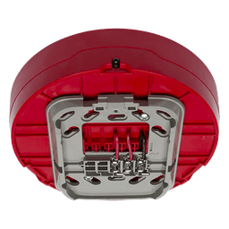 Base AV inalámbrica direccionable / Montaje en techo / Color rojo / Red malla Clase A / Serie L System Sensor / Paneles ES-200X, MS-9600