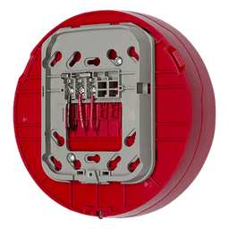 Base AV inalámbrica direccionable / Montaje en techo / Color rojo / Red malla Clase A / Serie L System Sensor / Paneles ES-200X, MS-9600