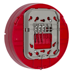 Base AV inalámbrica direccionable / Montaje en techo / Color rojo / Red malla Clase A / Serie L System Sensor / Paneles ES-200X, MS-9600