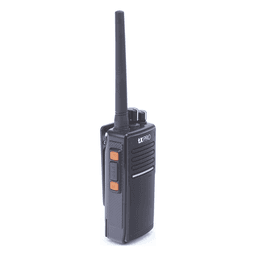 Radio Portátil VHF 136-174 MHz, Digital DMR y Analógico, 5 W, Incluye antena, batería, cargador y clip, 16 canales preconfigurados