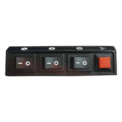 Switch de 4 interruptores para Encendido/Apagado y Control de patrones de destello