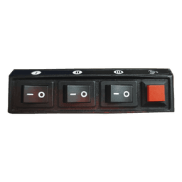 Switch de 4 interruptores para Encendido/Apagado y Control de patrones de destello