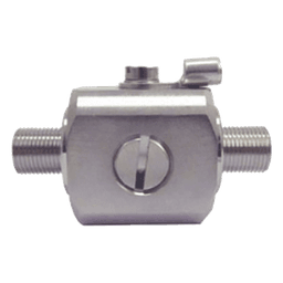 Protector contra descargas eléctricas. Cubre los rangos de frecuencia de los amplificadores de Señal Celular. 75 Ohm. Conectores F hembra.