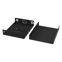 Gabinete Metálico para DVR/NVR. Tamaño Max. de DVR/NVR: 445 x 88 x 400mm (An.xAl.xProf.). Compatible con Fuente SLIM.