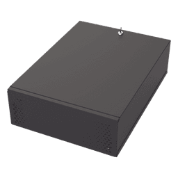 Gabinete Metálico para DVR/NVR con Chapa y llave. 