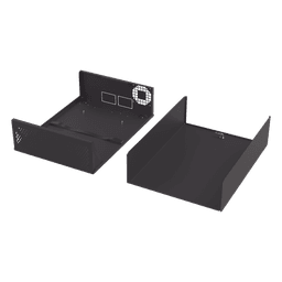 Gabinete Metálico para DVR/NVR con Chapa y llave. 