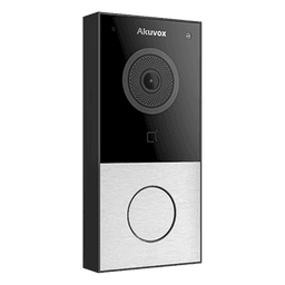 DOORBELL / WIFI / 100% en la Nube / POE / Bluetooth / NFC / Lector de Tarjetas MIFARE / Notificación en APP /  Llamada Telefónica / SIP / ONVIF / IP65 / Cámara 2 MP / Botón con Iluminación / Control de 1 Puerta