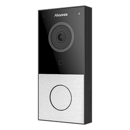 DOORBELL / WIFI / 100% en la Nube / POE / Bluetooth / NFC / Lector de Tarjetas MIFARE / Notificación en APP /  Llamada Telefónica / SIP / ONVIF / IP65 / Cámara 2 MP / Botón con Iluminación / Control de 1 Puerta