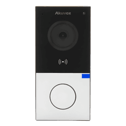 DOORBELL / WIFI / 100% en la Nube / POE / Bluetooth / NFC / Lector de Tarjetas MIFARE / Notificación en APP /  Llamada Telefónica / SIP / ONVIF / IP65 / Cámara 2 MP / Botón con Iluminación / Control de 1 Puerta