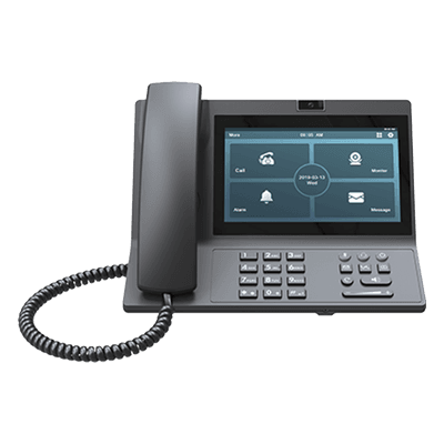 Estación de Guardia IP / Pantalla Táctil 7 Pulgadas / Resolución 1024x600 / Cámara 2 Megapixel / Wi-Fi / PoE / Bluetooth / HDMI / USB-C / Android 9.0