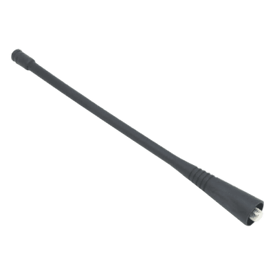Antena Helicoidal UHF / 400-470 MHz / 50 Ohmios / Omnidireccional / Conector Rosca Monopolo / 170 mm (6.7 in)