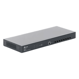 Switch Fibra Óptica L2+ Omada / 8 Puertos SFP+ 10G /  2 Puertos Consola (RJ45 y micro-USB) / Administración Centralizada Omada o Stand-Alone / Multicast IGMP / Calidad de Servicio / Montaje en Rack / Silencioso (sin ventiladores)