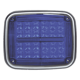 Luz de Advertencia LED / 24 LEDs / 11 Patrones Programables / IP67 / 12-30 VCC / 24 W / Policarbonato