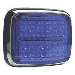 Luz de Advertencia LED / 24 LEDs / 11 Patrones Programables / IP67 / 12-30 VCC / 24 W / Policarbonato
