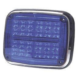 Luz de Advertencia LED / 24 LEDs / 11 Patrones Programables / IP67 / 12-30 VCC / 24 W / Policarbonato