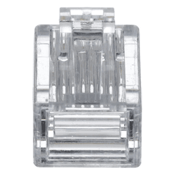 Plug RJ45 / Cat5e / 24-26 AWG / 50 µin Oro / 2500 Ciclos / PoE++ / -10 a 60°C / Paquete 100 pzas