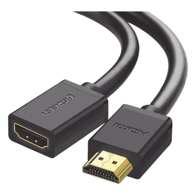 Cable Extensor HDMI de 1 Metro (3.28 Pies) / 4K@60Hz / 3D / HDR / Macho a Hembra / Núcleo de Cobre Estañado / Transmisión Estable