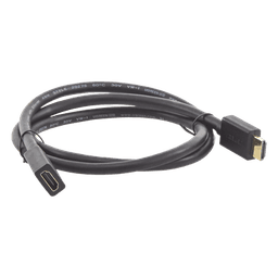 Cable Extensor HDMI de 1 Metro (3.28 Pies) / 4K@60Hz / 3D / HDR / Macho a Hembra / Núcleo de Cobre Estañado / Transmisión Estable