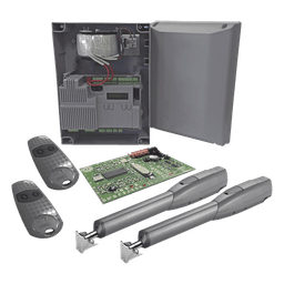 Kit de Operadores para Puertas Abatibles / 3 m (9.8 ft) / 400 kg / 24 VCC / IP54 / Uso Intensivo