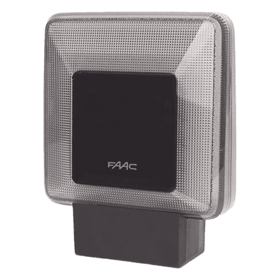 Lampara Intermitente XLED FAAC Para Motores Corredizos y Abatibles FAAC / Multiples Voltajes de Operación 
