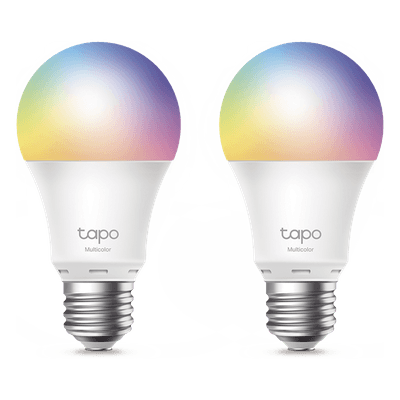 KIT 2 Focos Smart Wi-Fi Multicolor / A60 E27 / 8.3 W 806 Lúmenes / 220-240 V / 2.4 GHz / Control por Voz Alexa-Google / 8.7 W